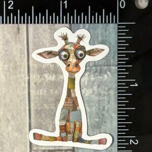 🌀10/$10🌀 Retro Spooky Patchwork Object Waterproof Vinyl Sticker Decal